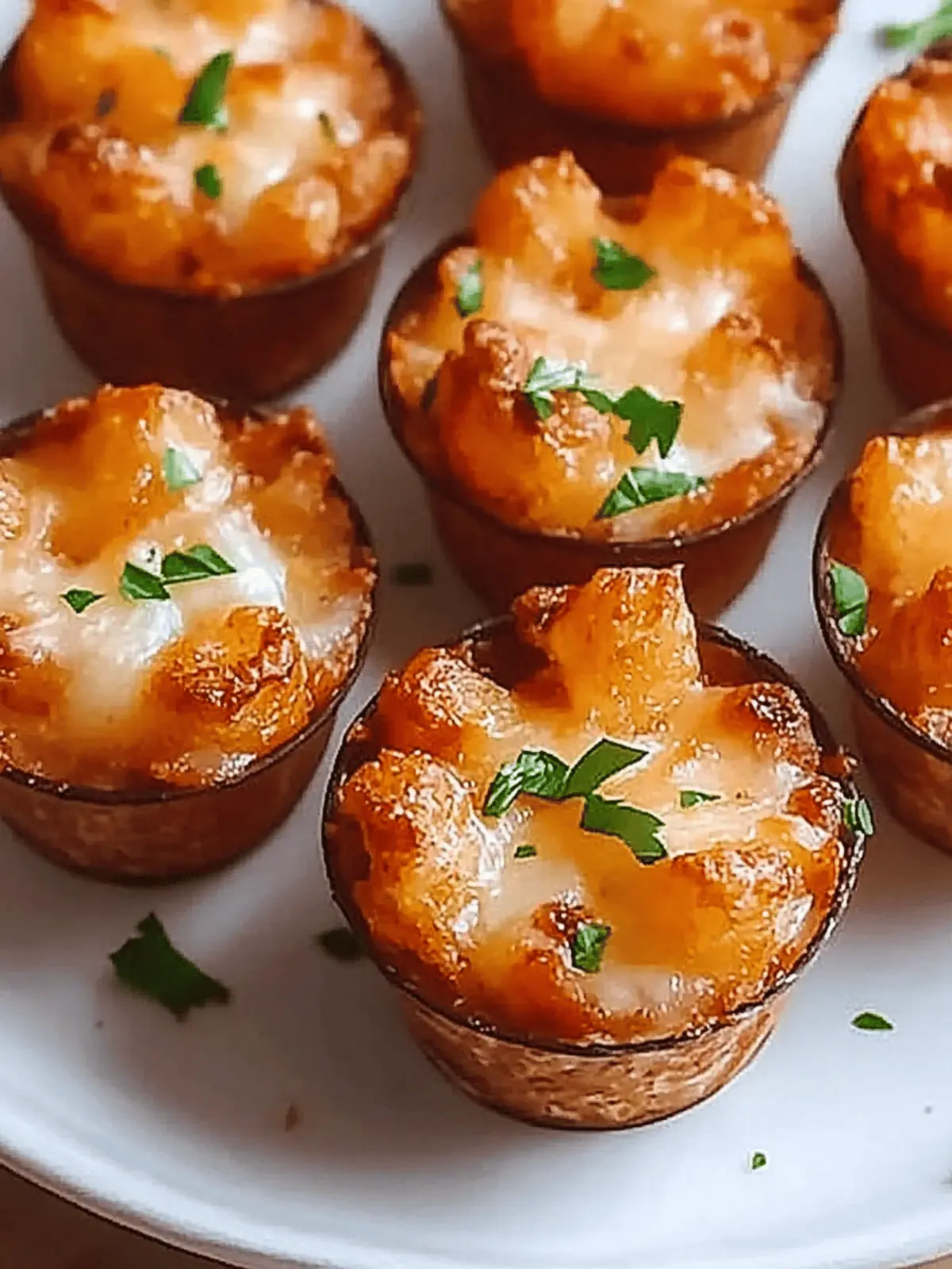 Irresistible Tater Tot Appetizer Cups Recipe for Parties