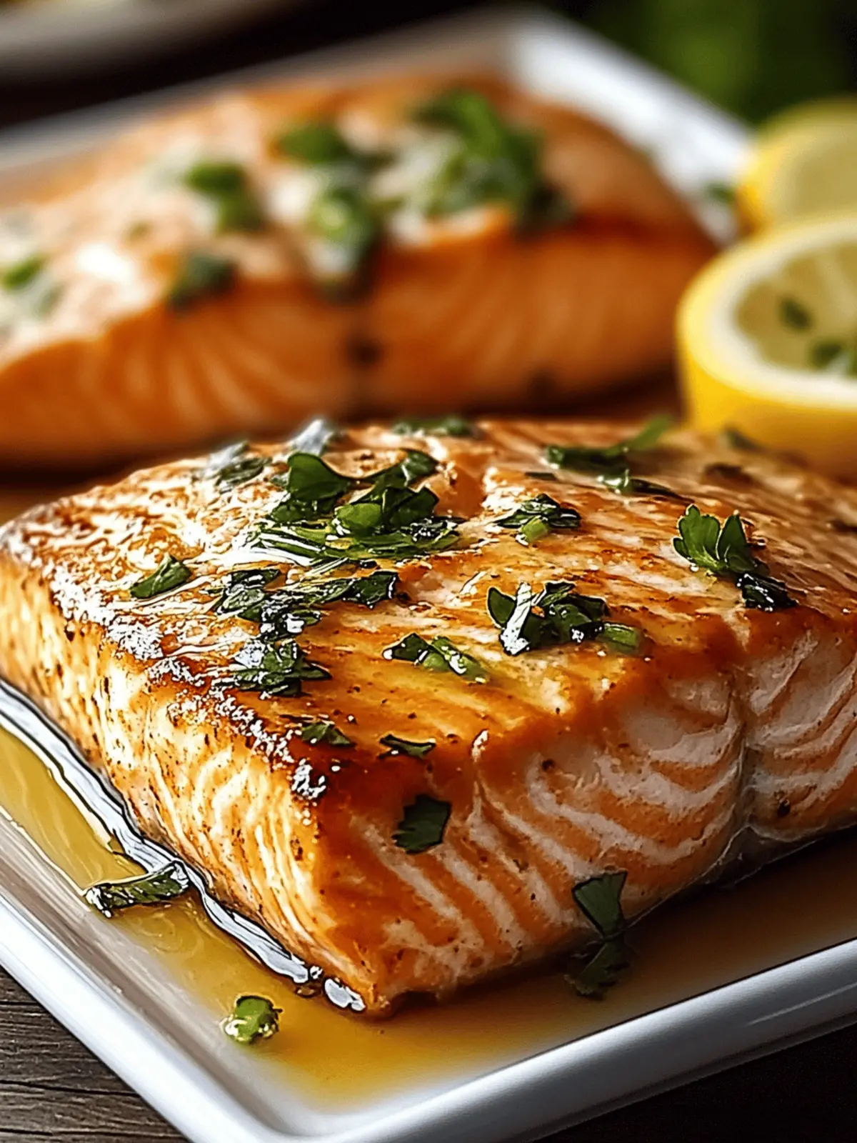 Texas Roadhouse Style Baked Salmon