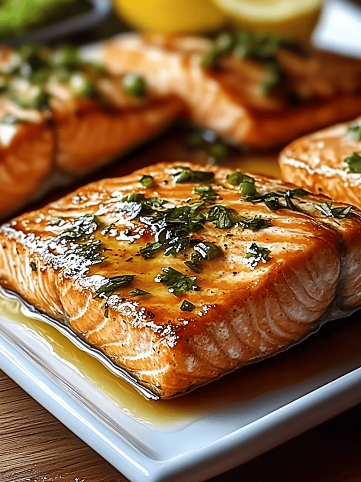 Texas Roadhouse Style Baked Salmon