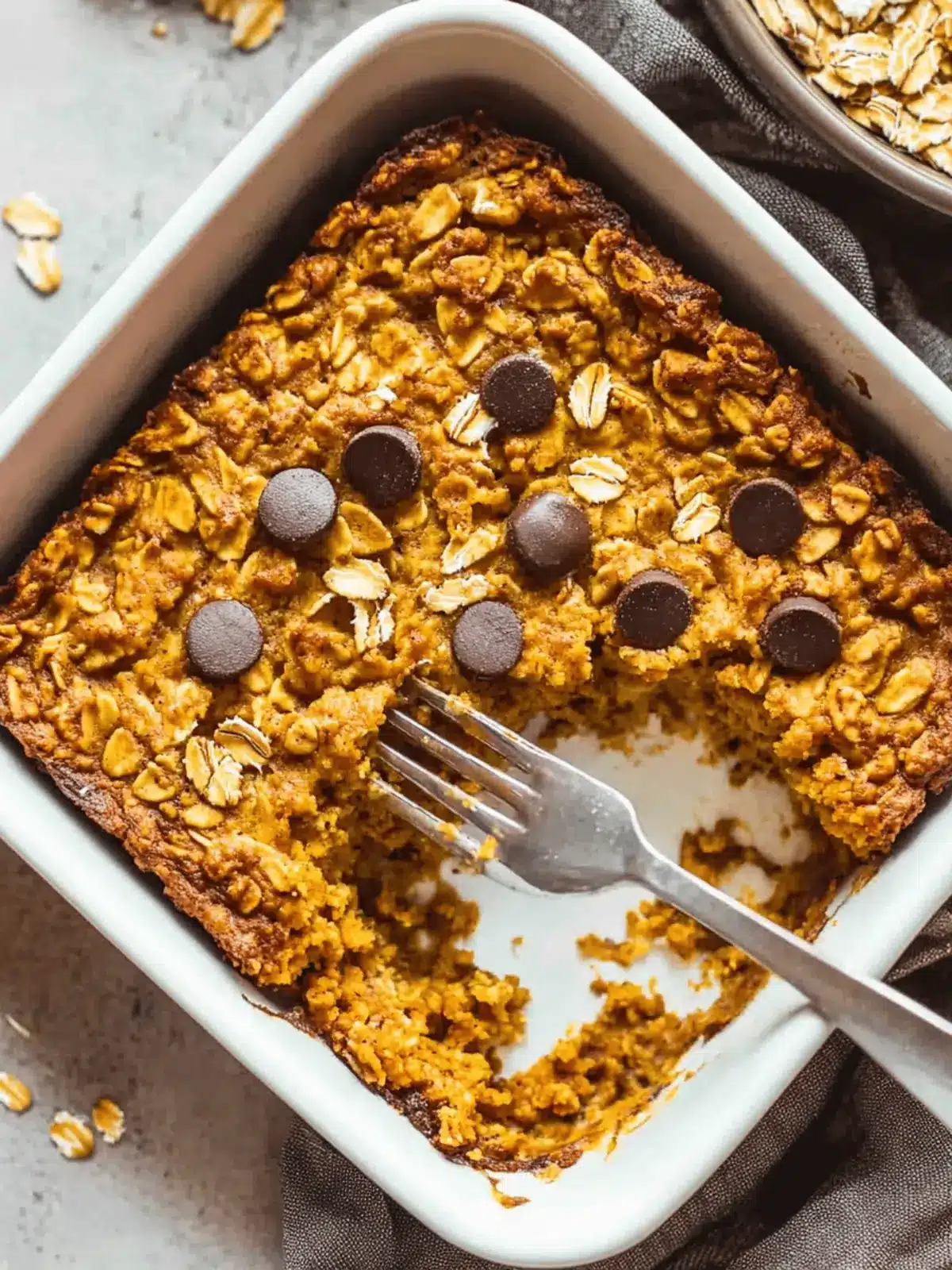 Pumpkin Baked Oatmeal
