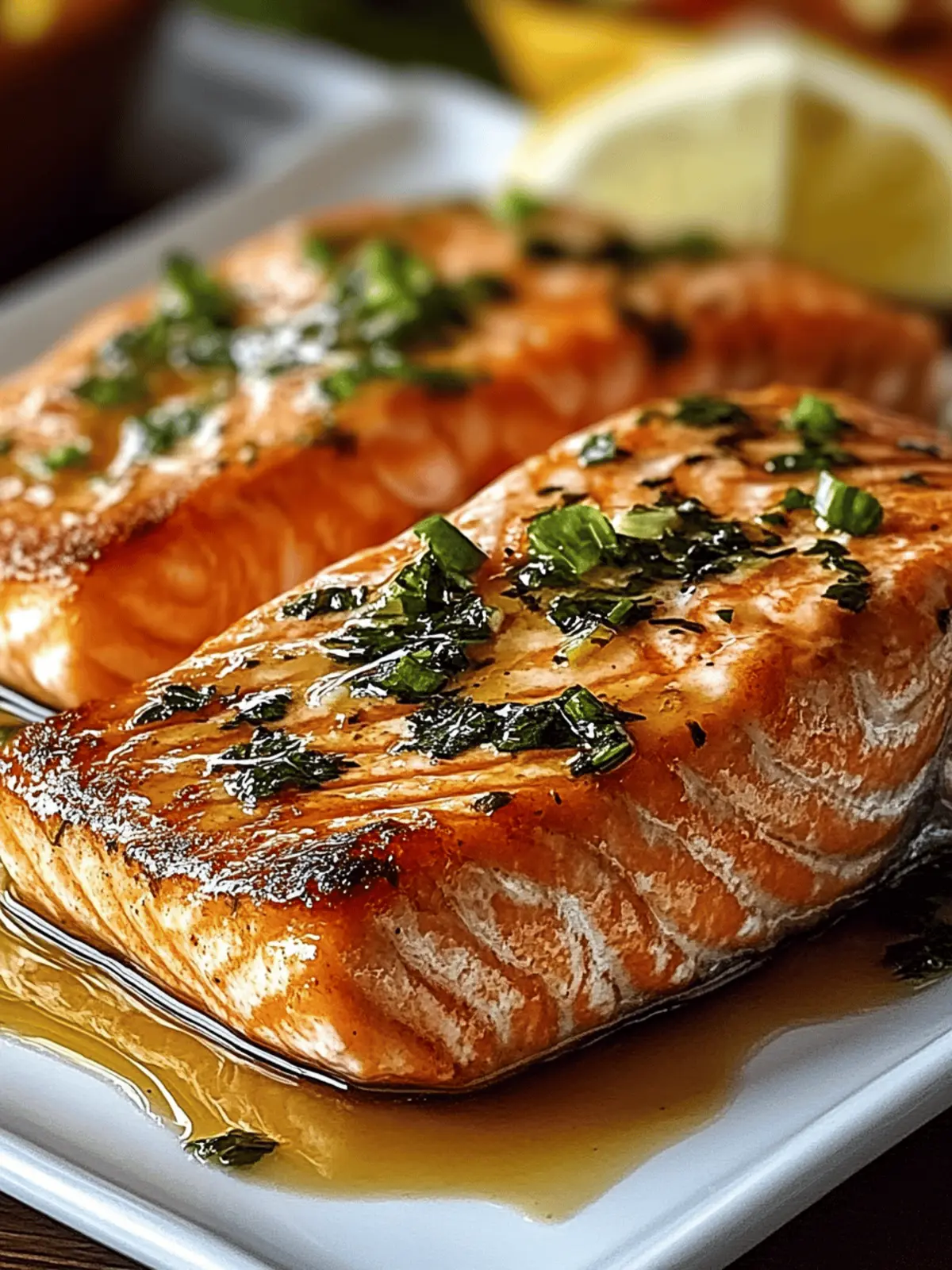 Texas Roadhouse Style Baked Salmon