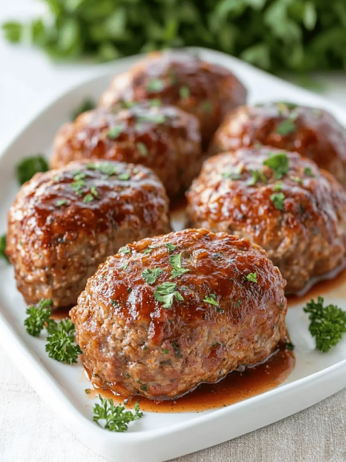 Mini Turkey Meatloaf