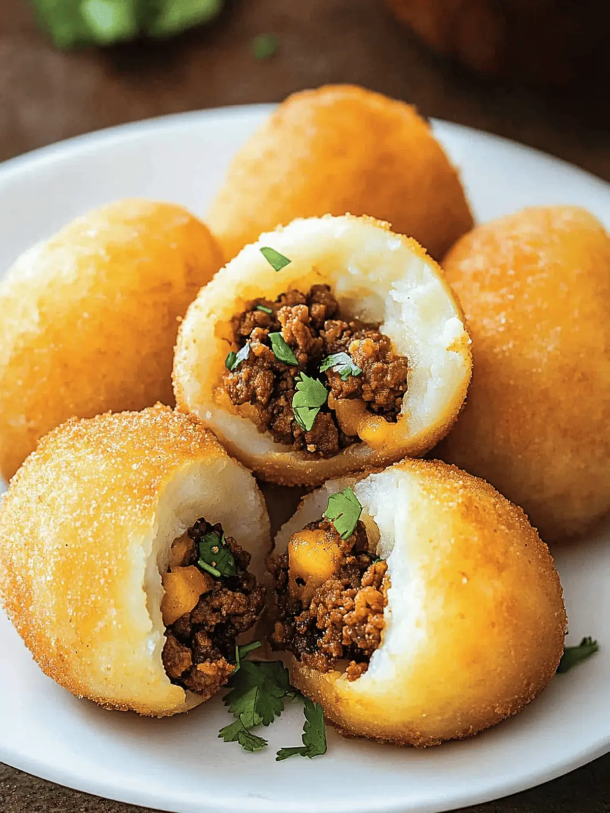 The Best Colombian Papas Rellenas (Beef Stuffed Potatoes)