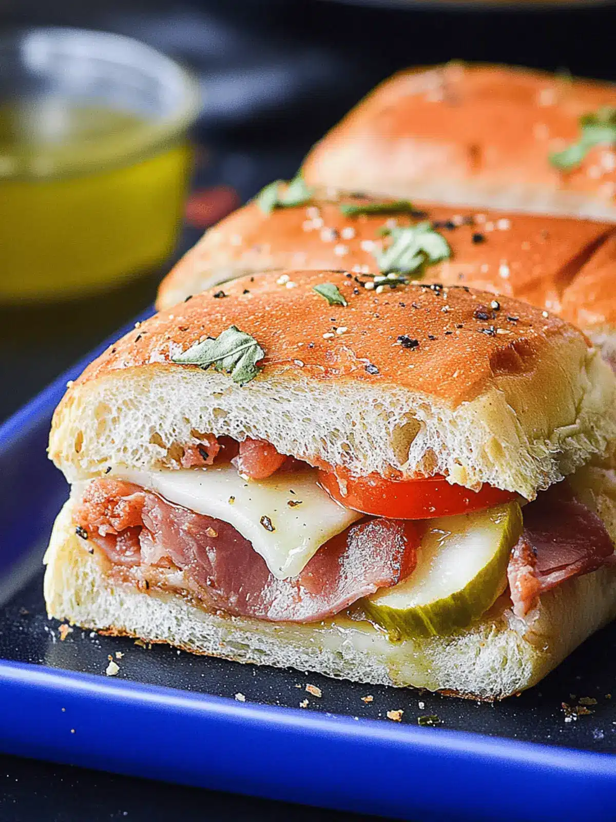 Hot Italian Sub Sliders