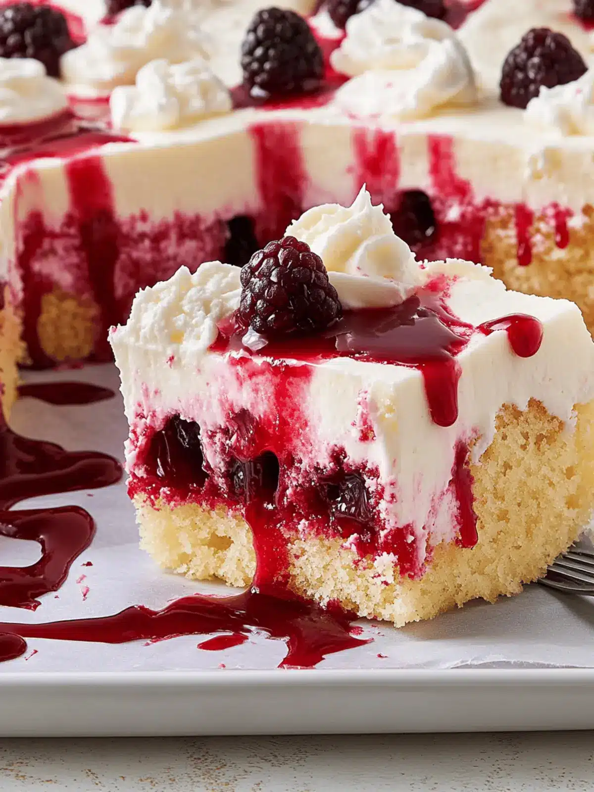 Vampire Poke Cake