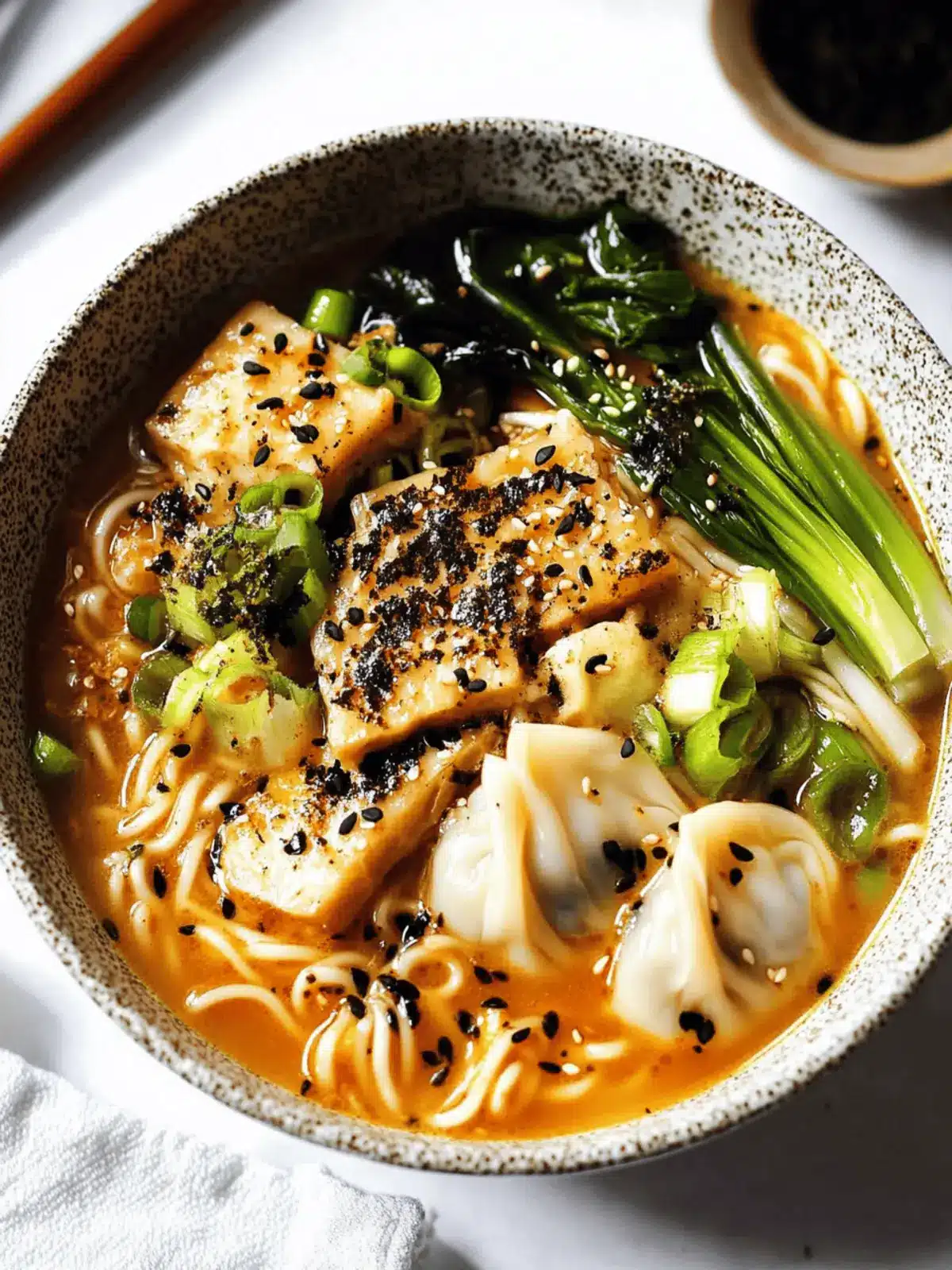 Dumpling Ramen Bowl