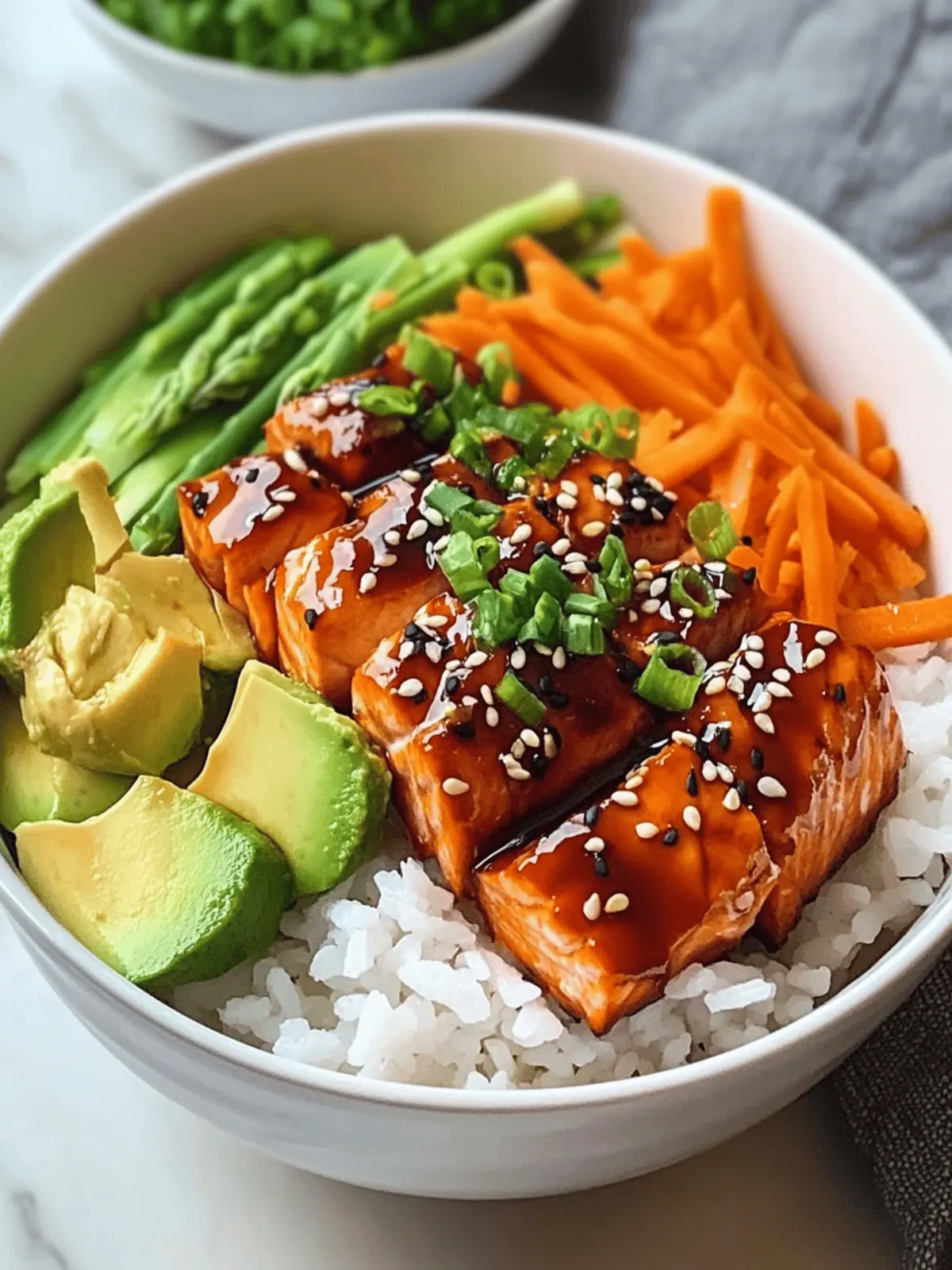Teriyaki Salmon Bowls