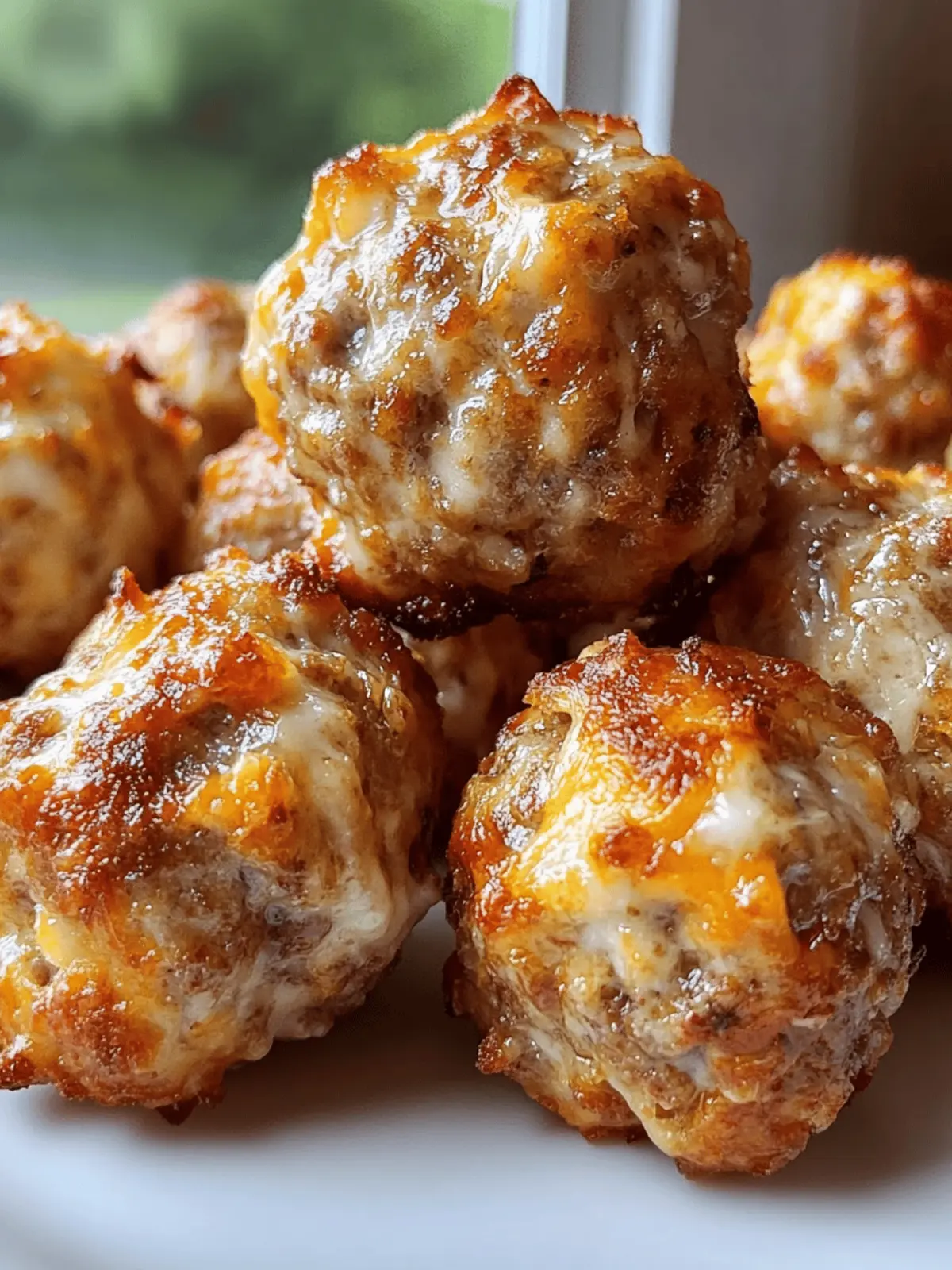 Rotel Cream Cheese Sausage Balls