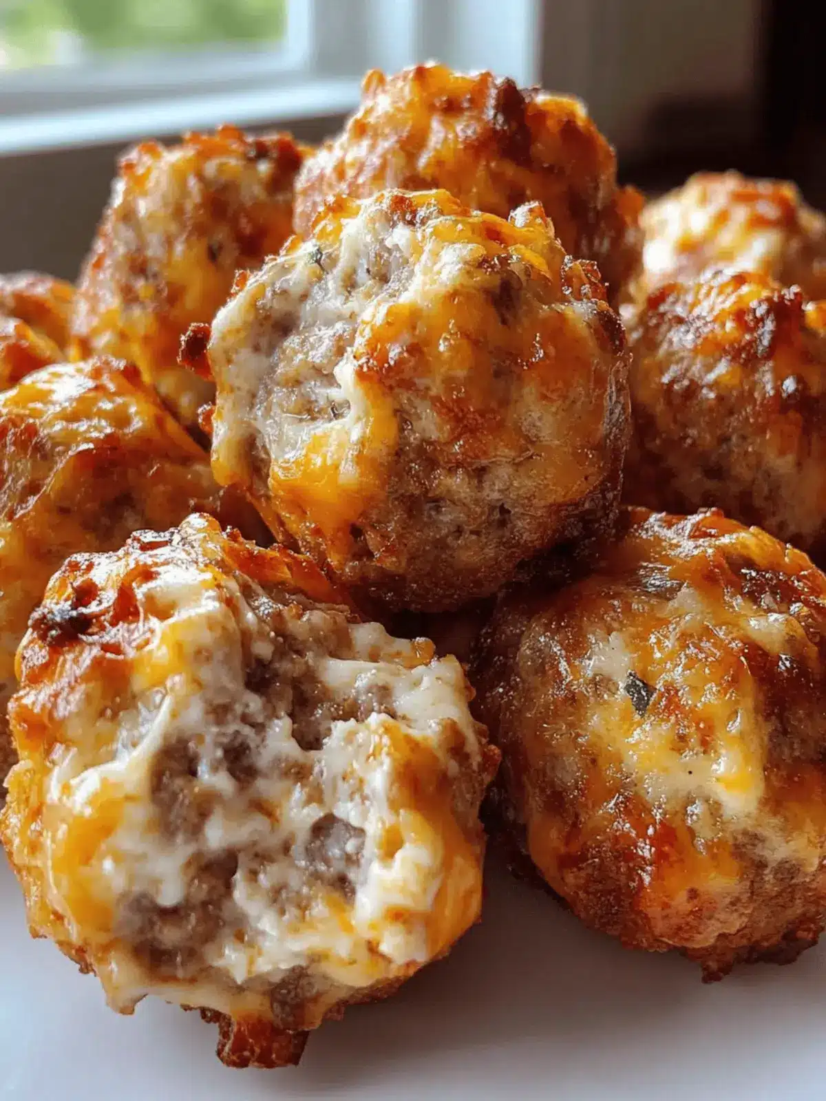 Rotel Cream Cheese Sausage Balls