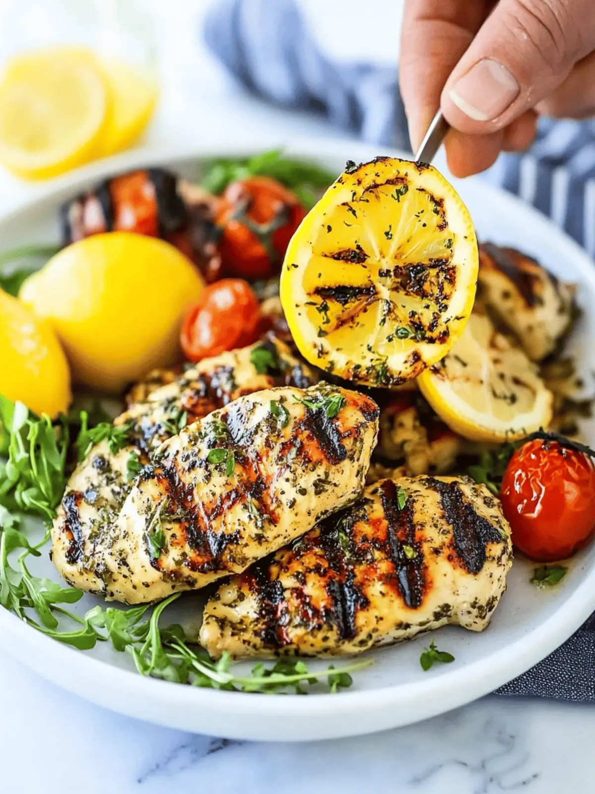 Grilled Lemon Herb Chicken