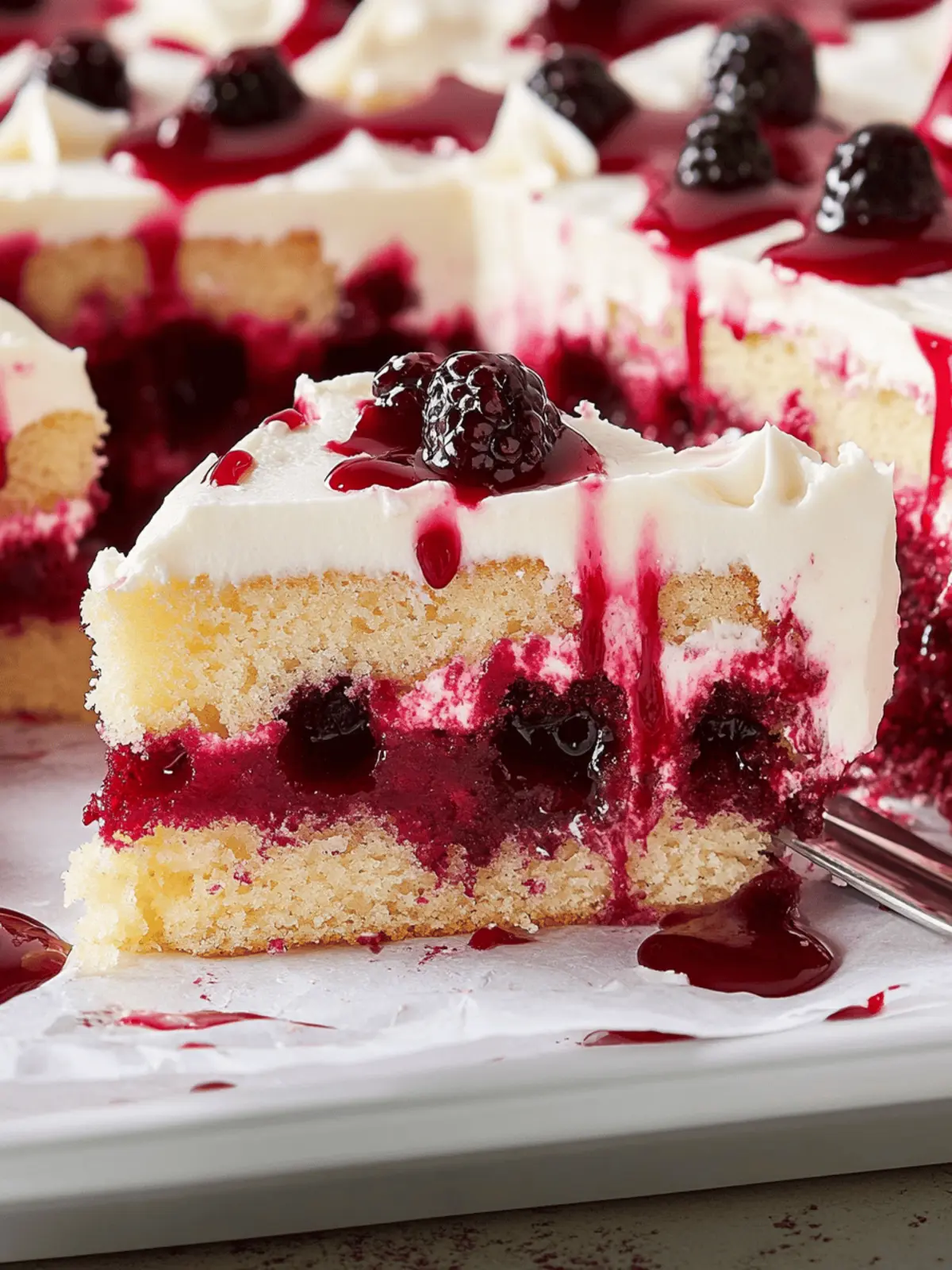 Vampire Poke Cake