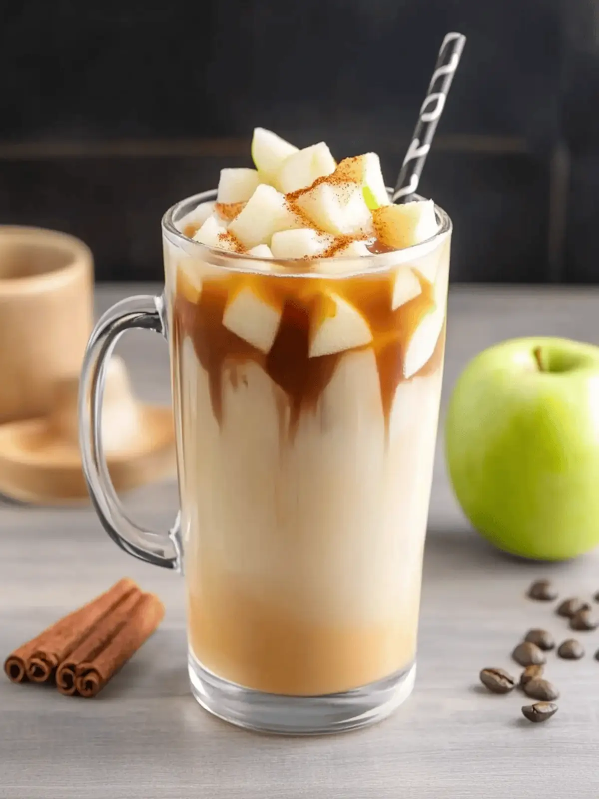 Caramel Apple Spice Iced Coffee