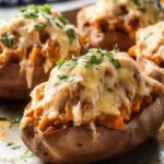 Enchilada Stuffed Sweet Potatoes