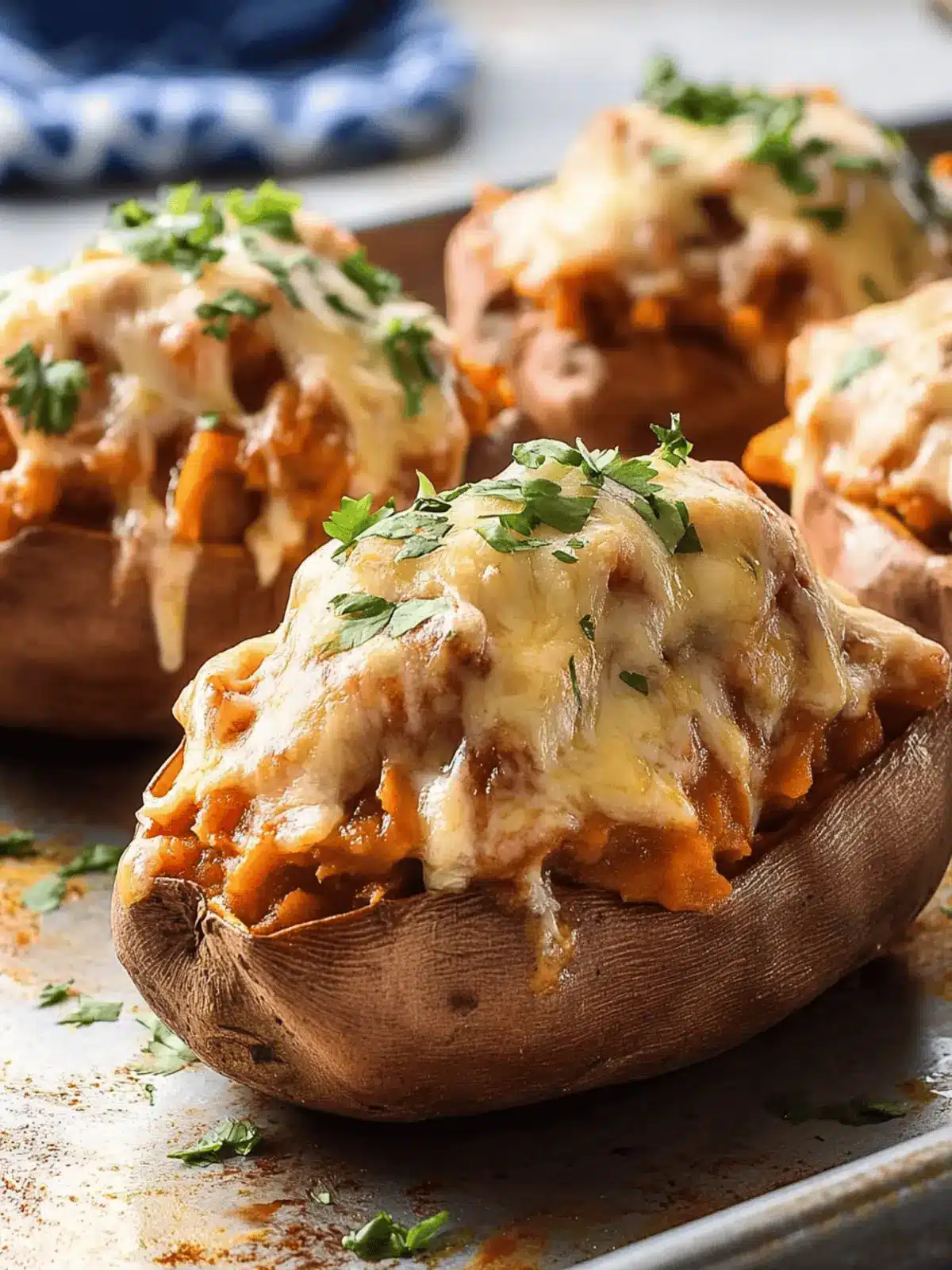 Enchilada Stuffed Sweet Potatoes