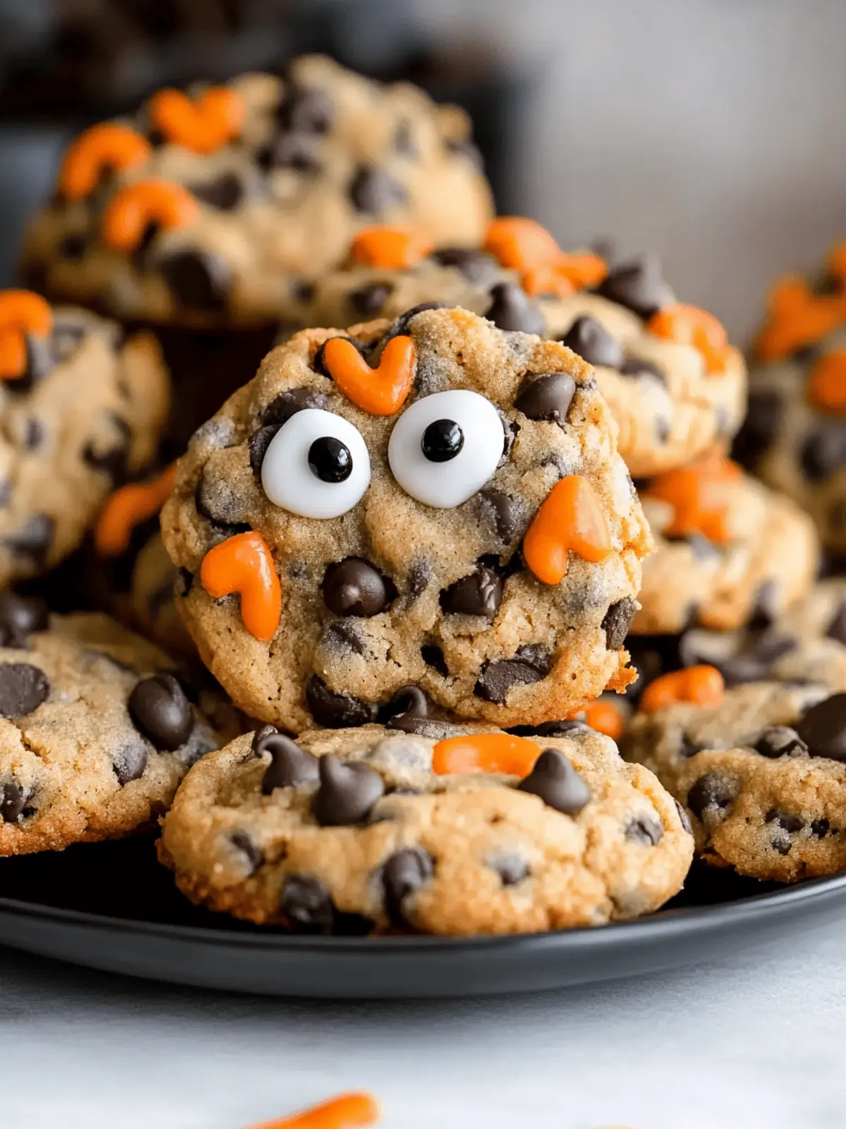 Halloween Chocolate Chip Cookies
