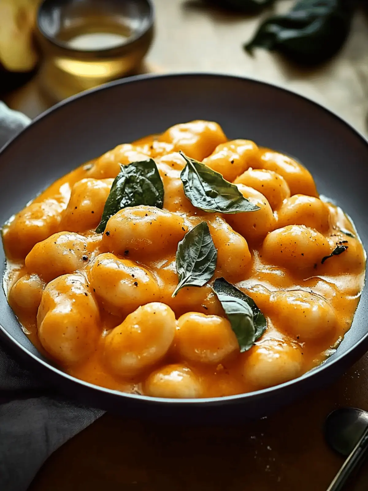 Creamy Pumpkin Gnocchi Delight