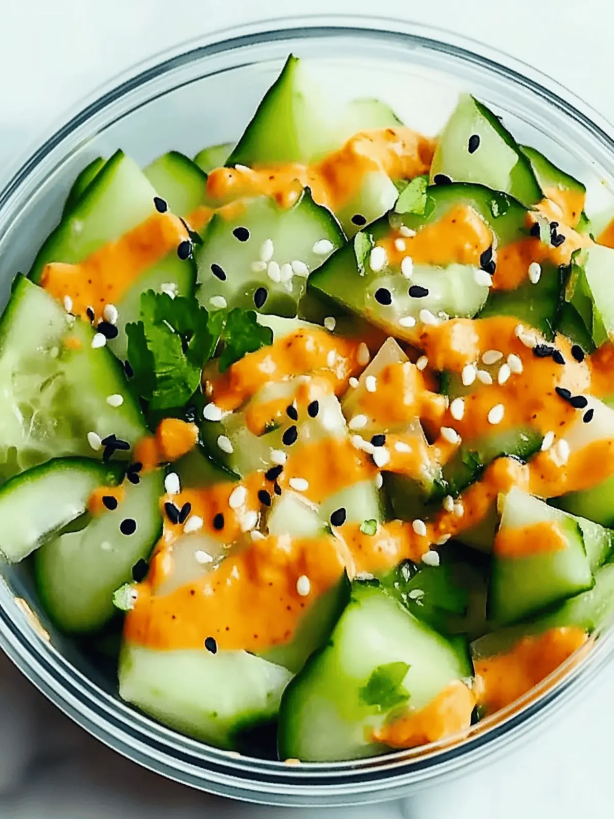 California Roll Cucumber Salad