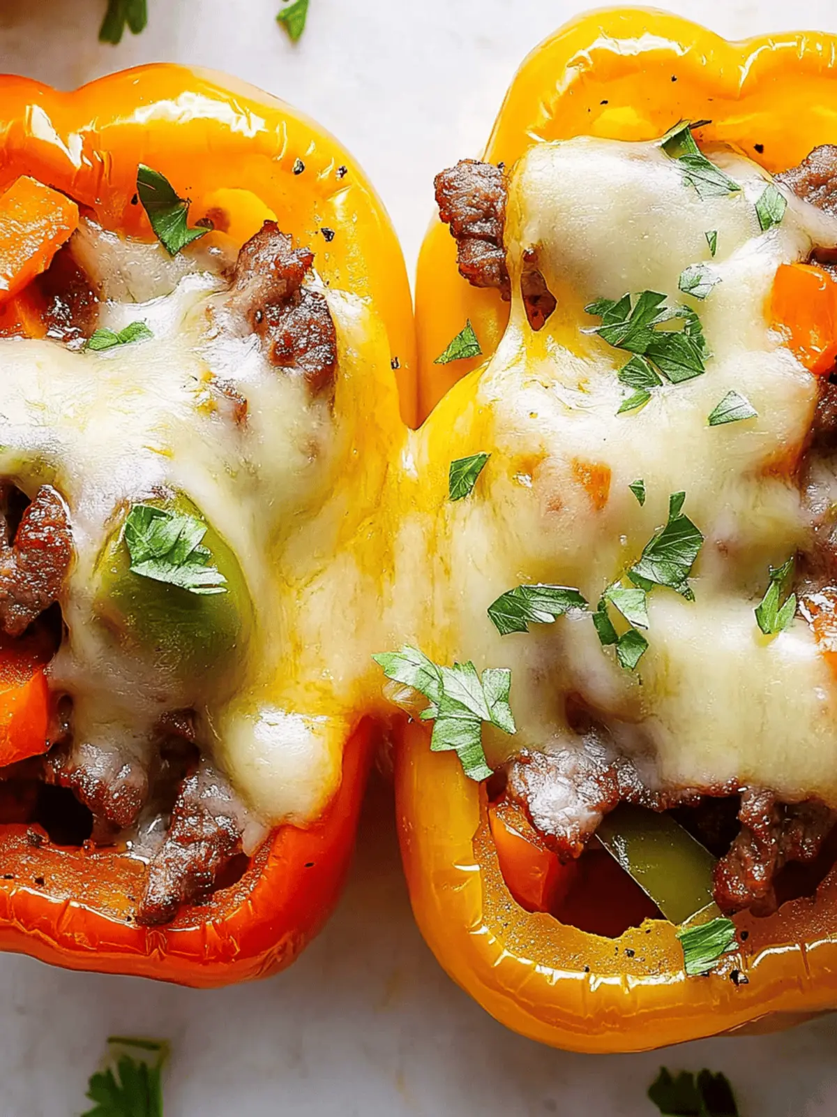 Cheesesteak-Stuffed Peppers