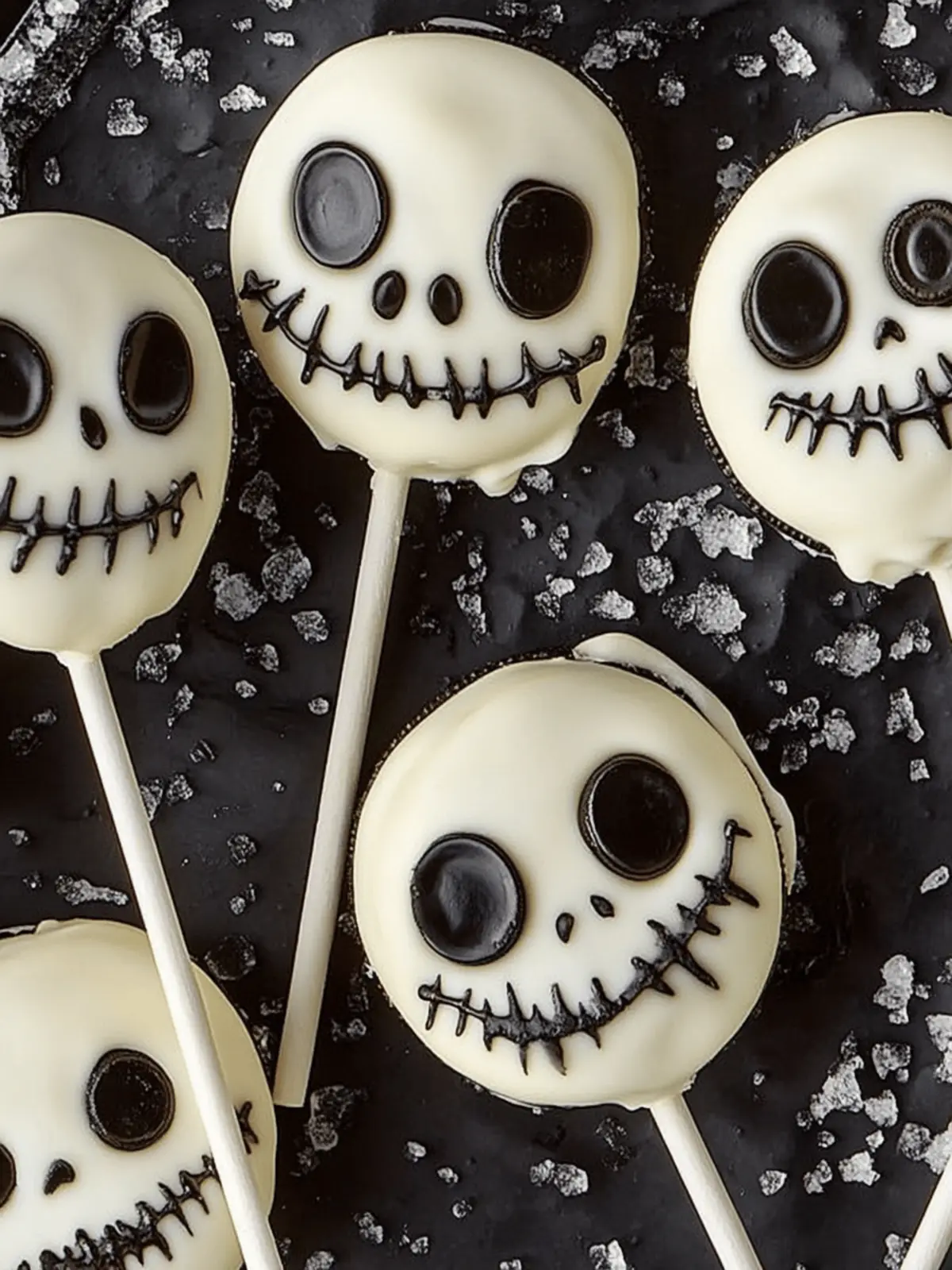 Jack Skellington Oreo Pops