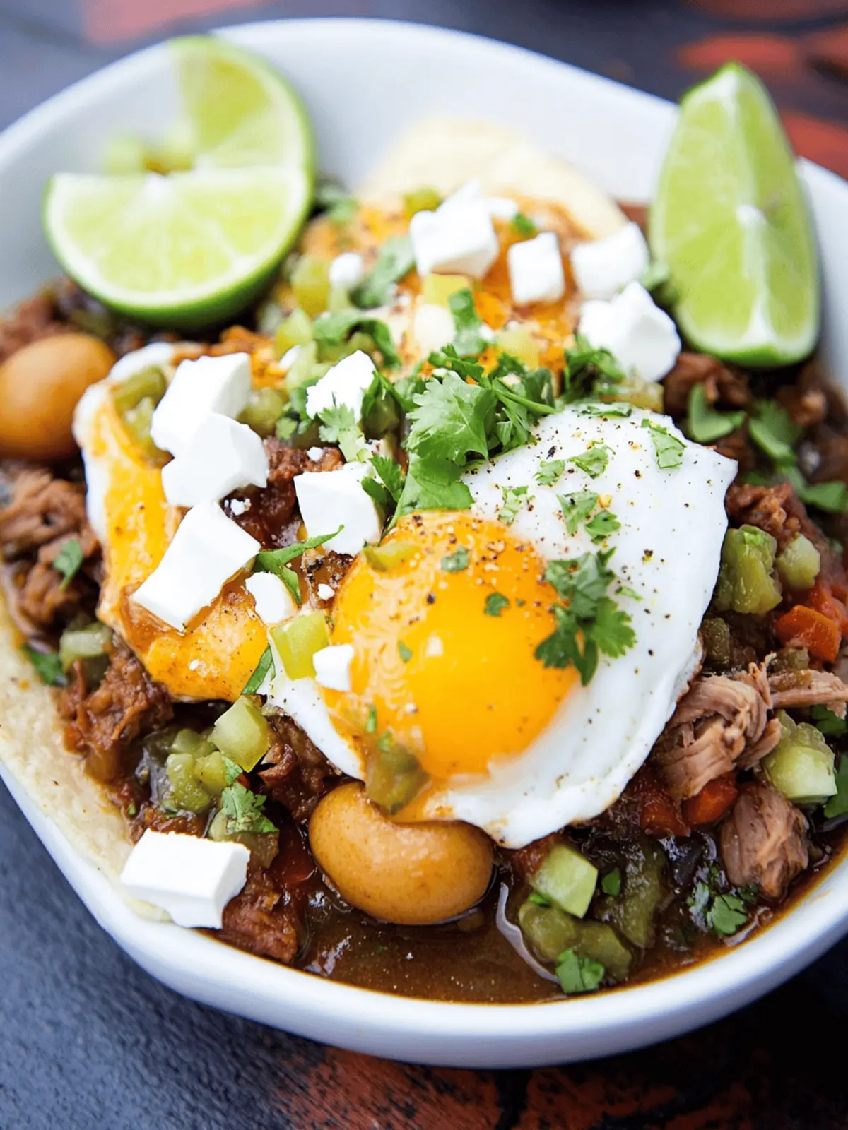 Hatch Chile Carnitas Huevos Rancheros