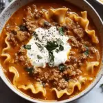 One Pot Lasagna Soup