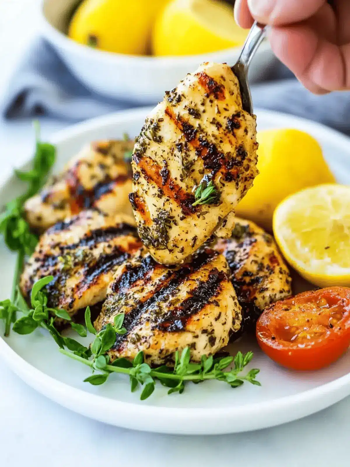 Grilled Lemon Herb Chicken