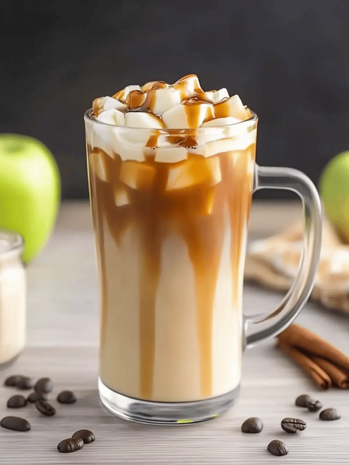 Caramel Apple Spice Iced Coffee