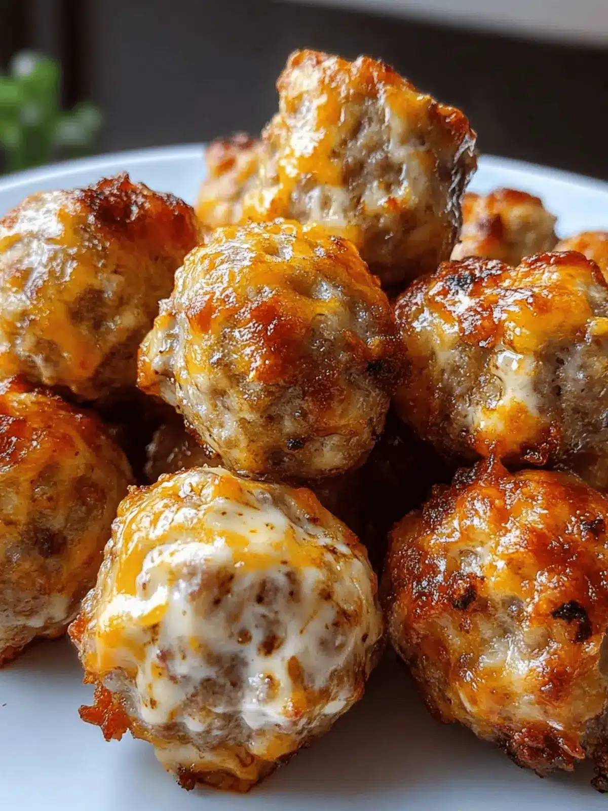 Rotel Cream Cheese Sausage Balls