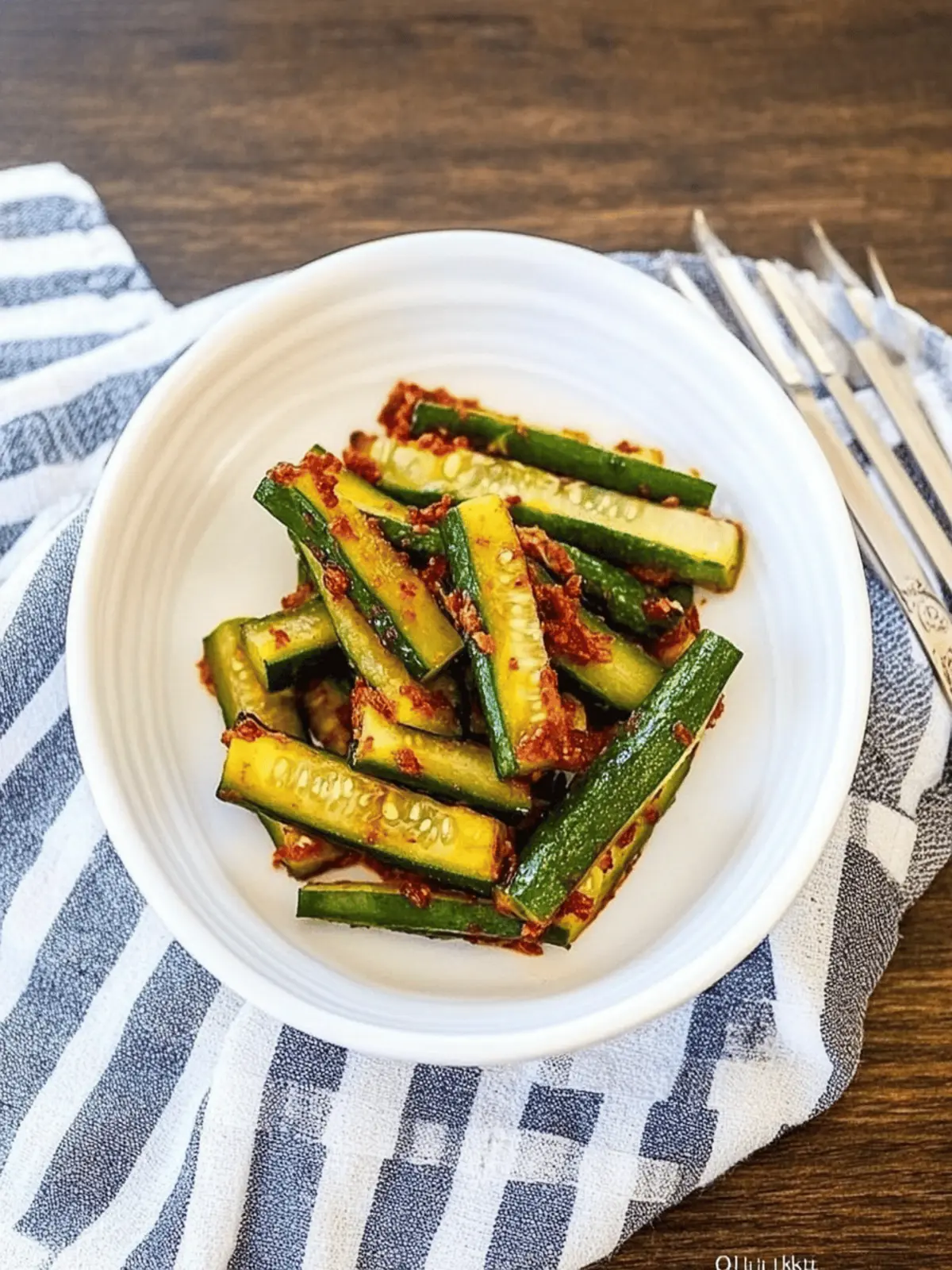 Cucumber Kimchi (Oi Kimchi)