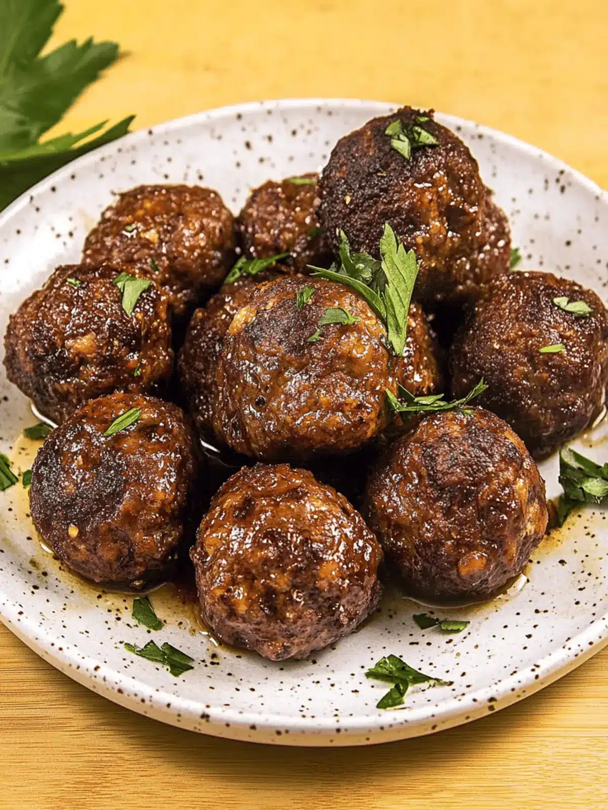Bison Meatballs
