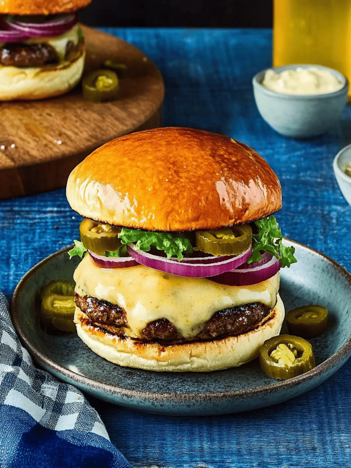 Spicy Queso Burgers