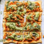 Guacamole Buffalo Chicken Pizza