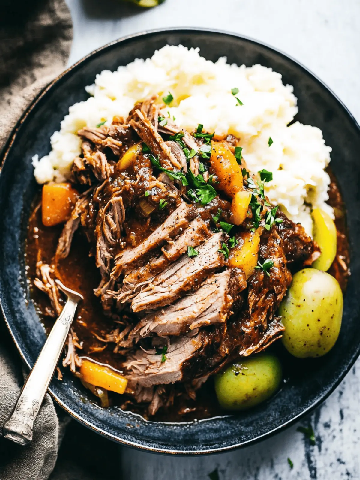 Slow Cooker Mississippi Pork Roast