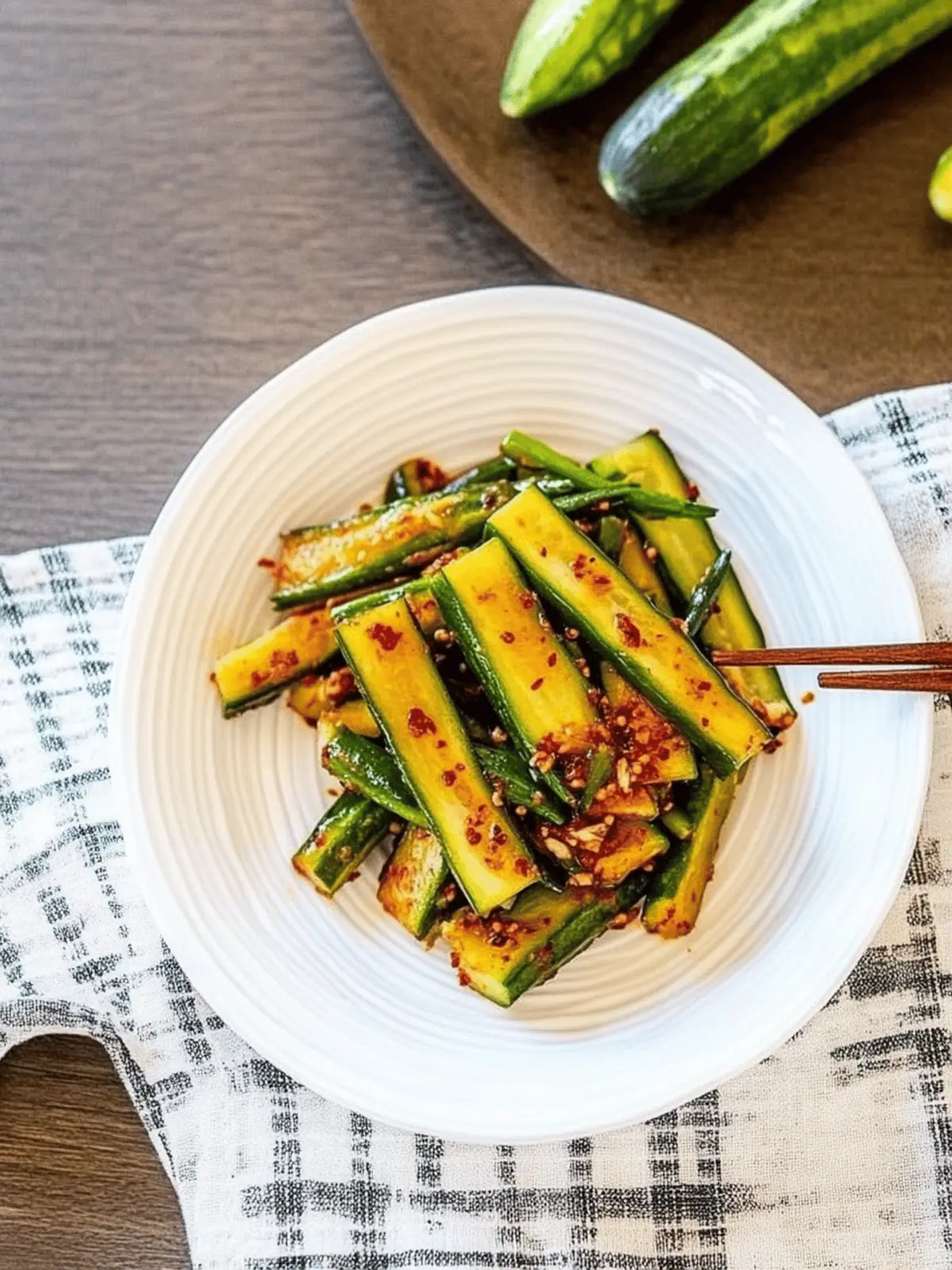 Cucumber Kimchi (Oi Kimchi)