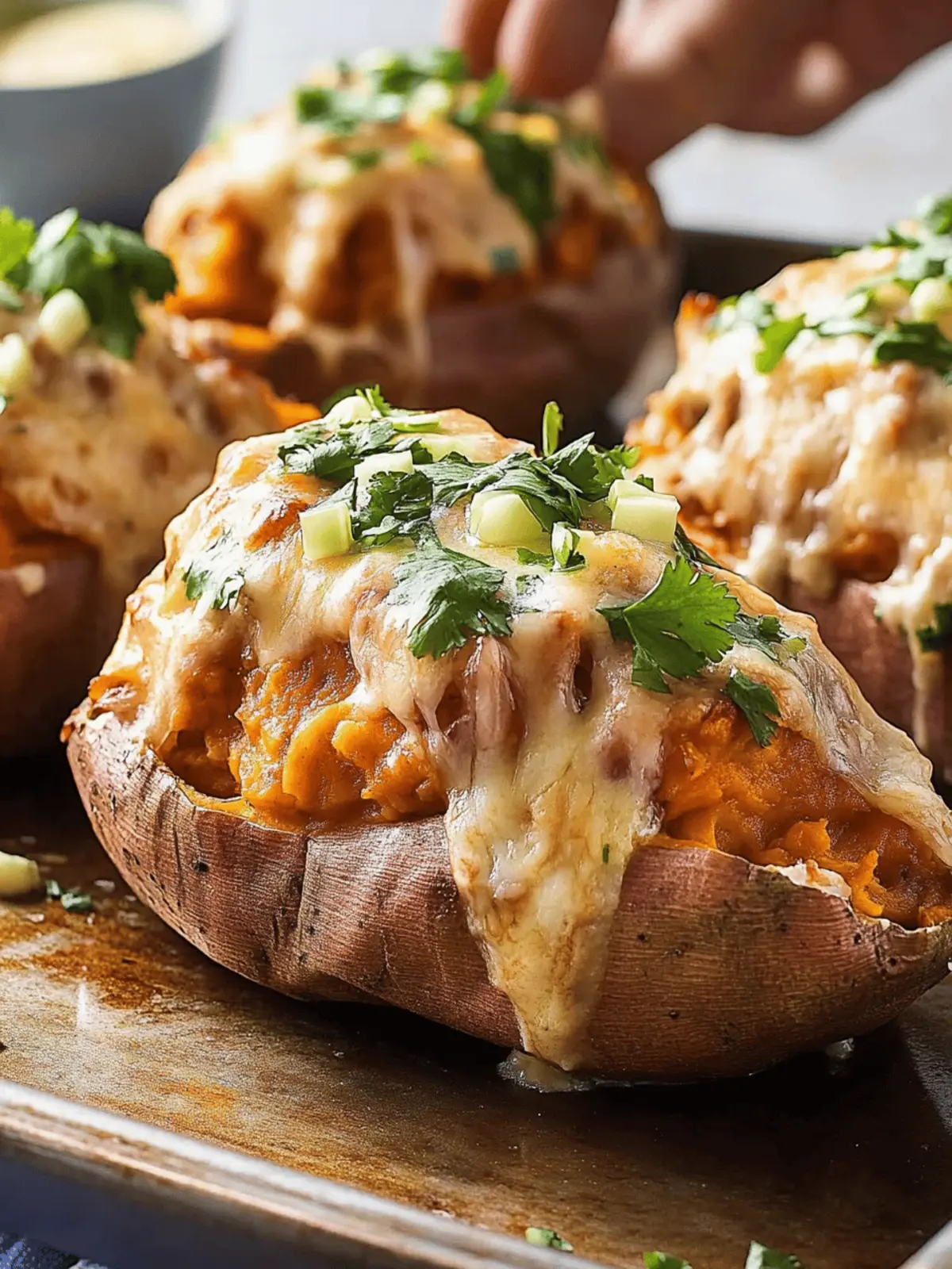 Enchilada Stuffed Sweet Potatoes