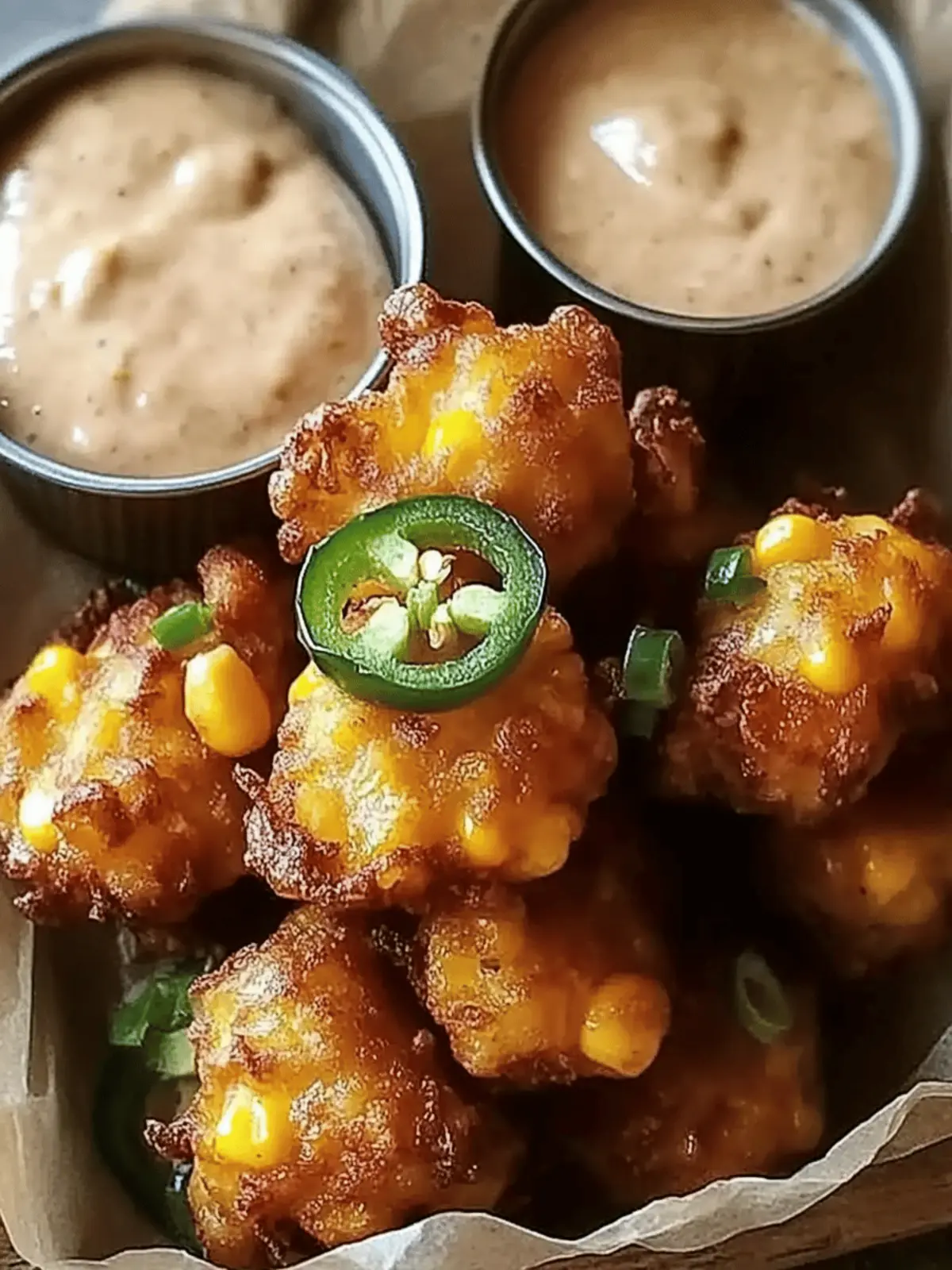 Jalapeño Corn Fritters