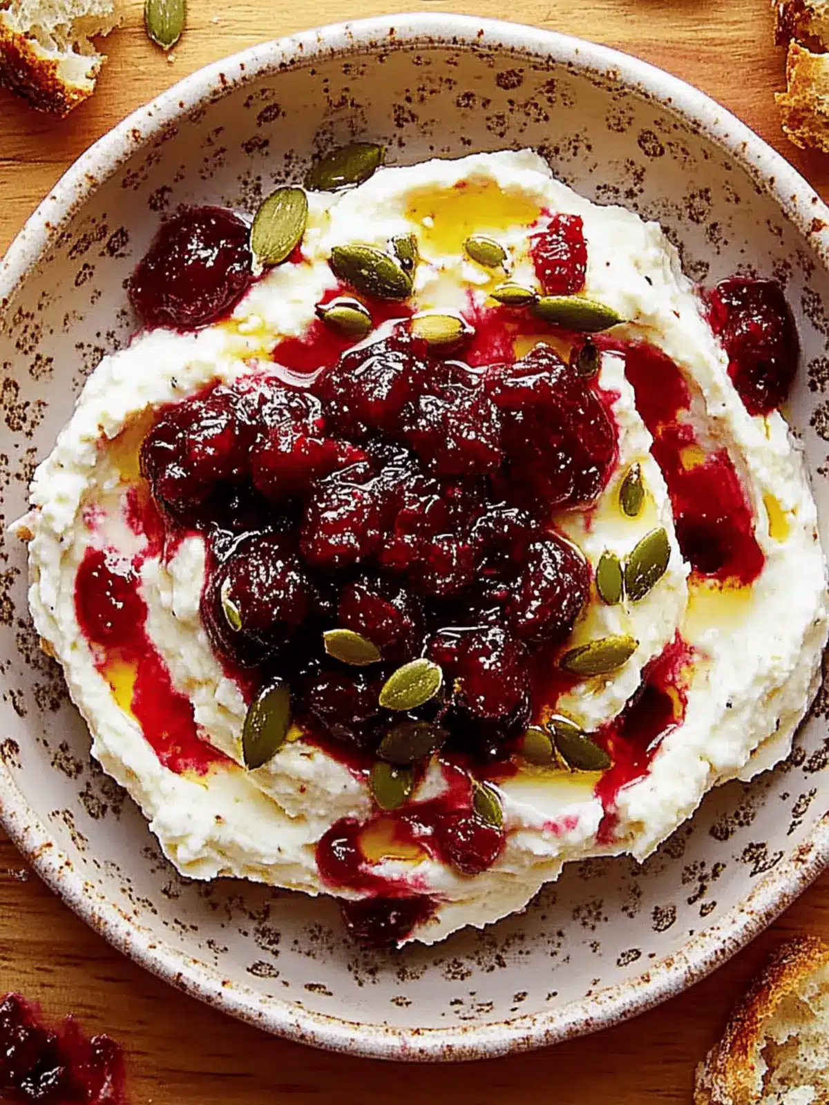 Cranberry Whipped Feta Dip