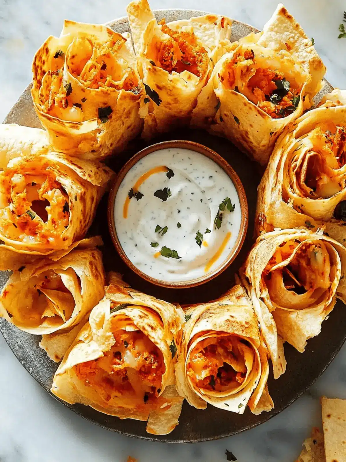 Blooming Quesadilla Ring