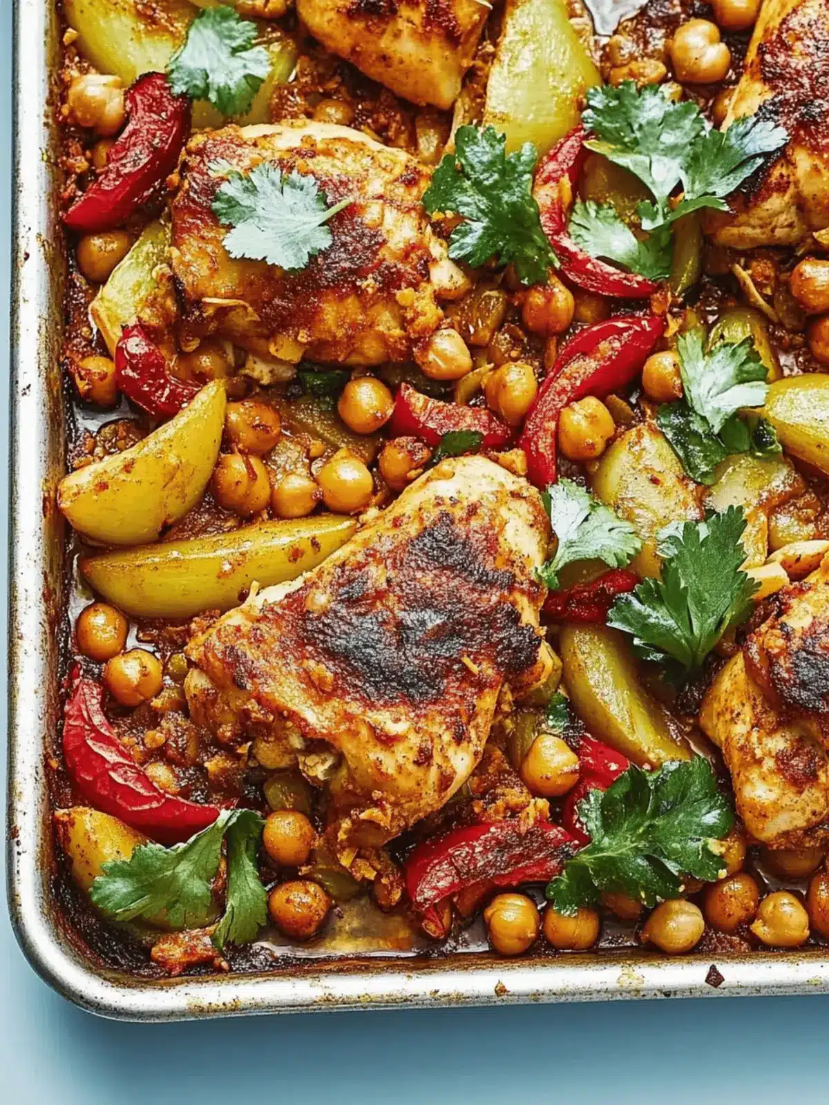 Chicken and Chickpea Tray Bake