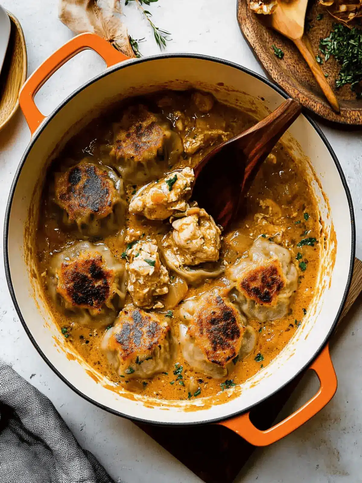 Chicken and Pumpkin Dumplings