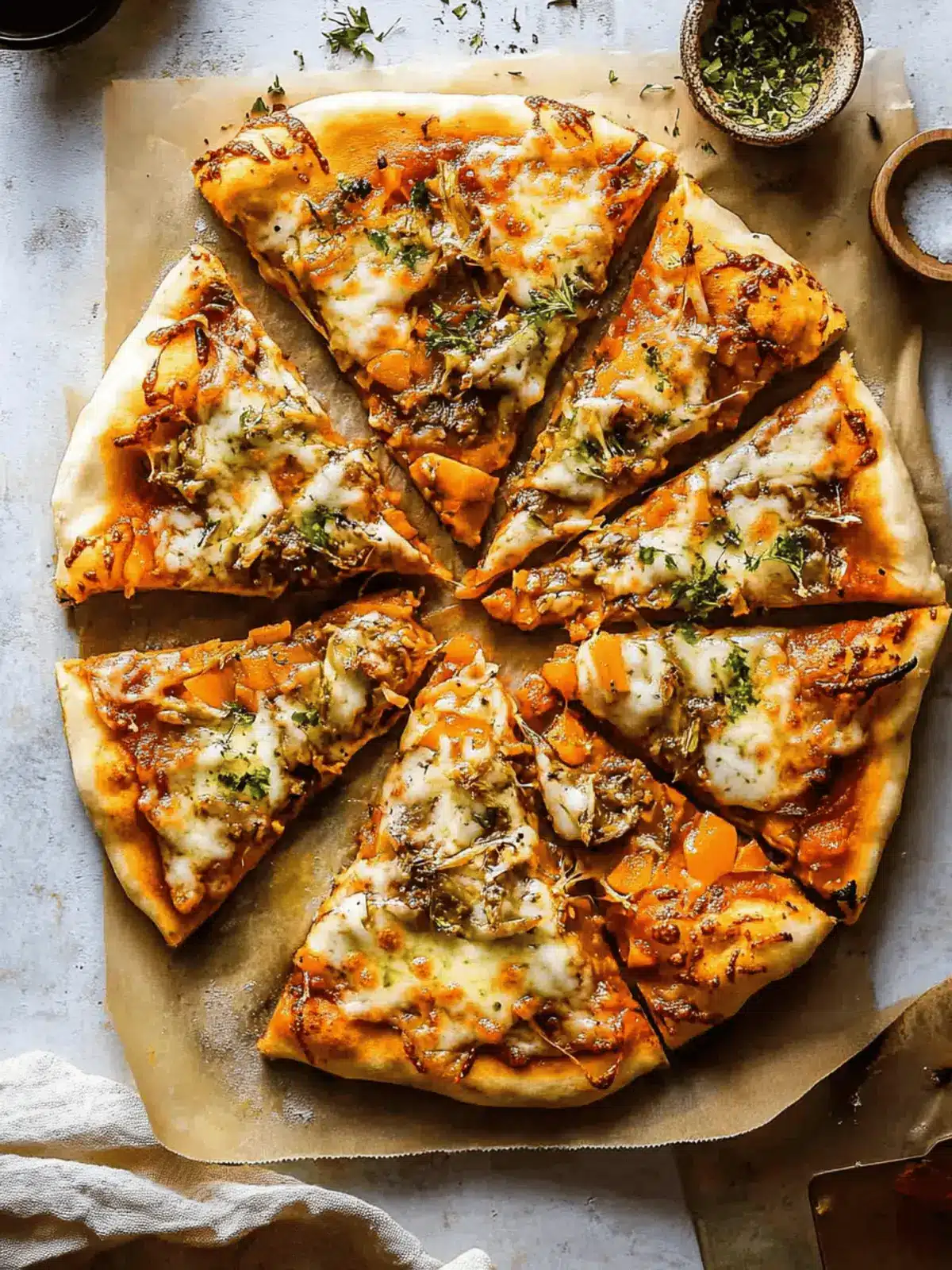 Pumpkin and Gouda Pizza