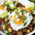 Hatch Chile Carnitas Huevos Rancheros