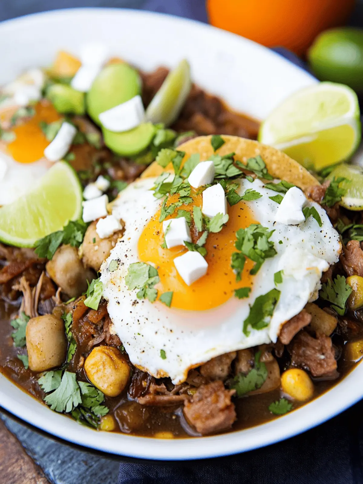 Hatch Chile Carnitas Huevos Rancheros