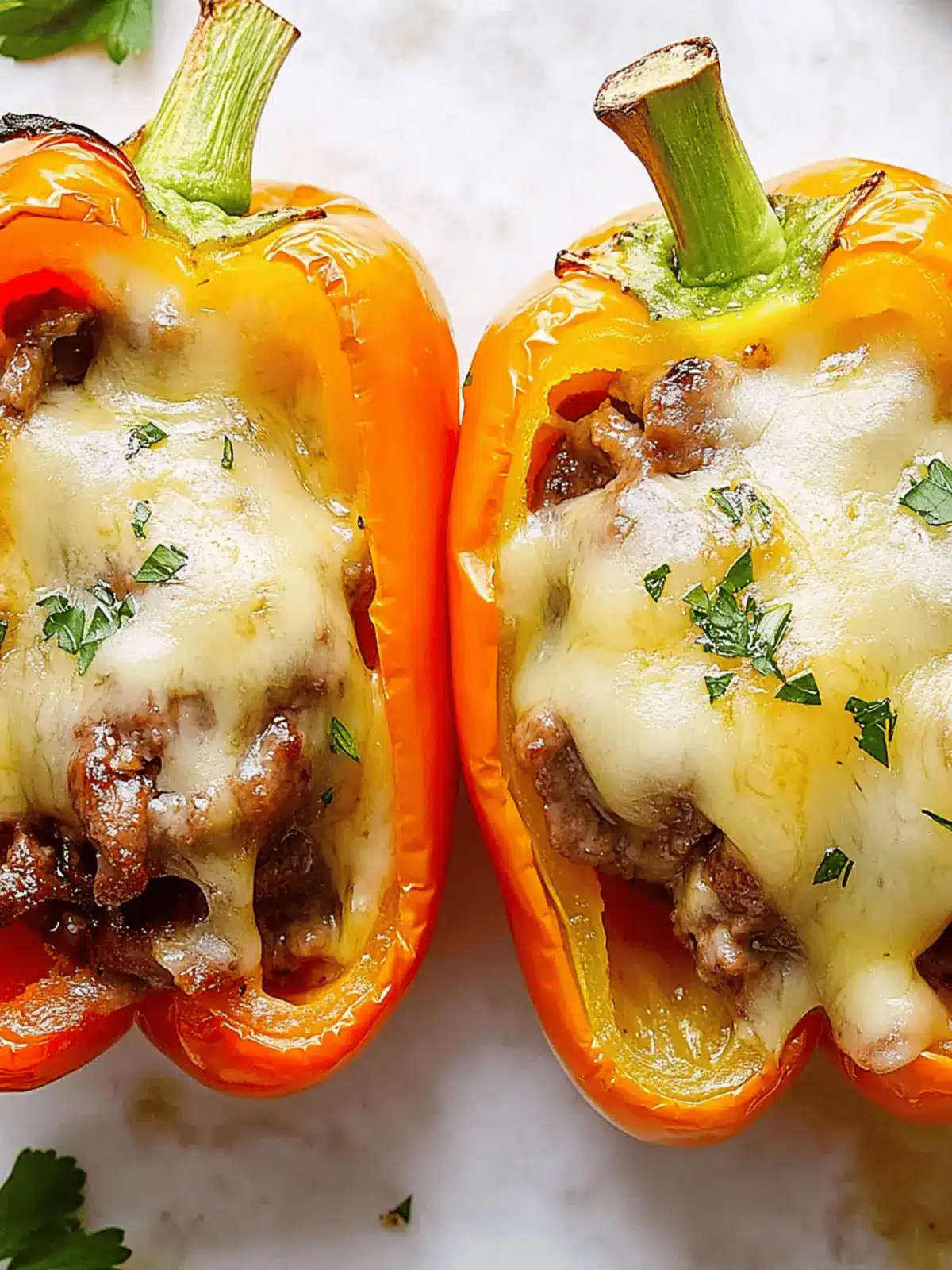 Cheesesteak-Stuffed Peppers