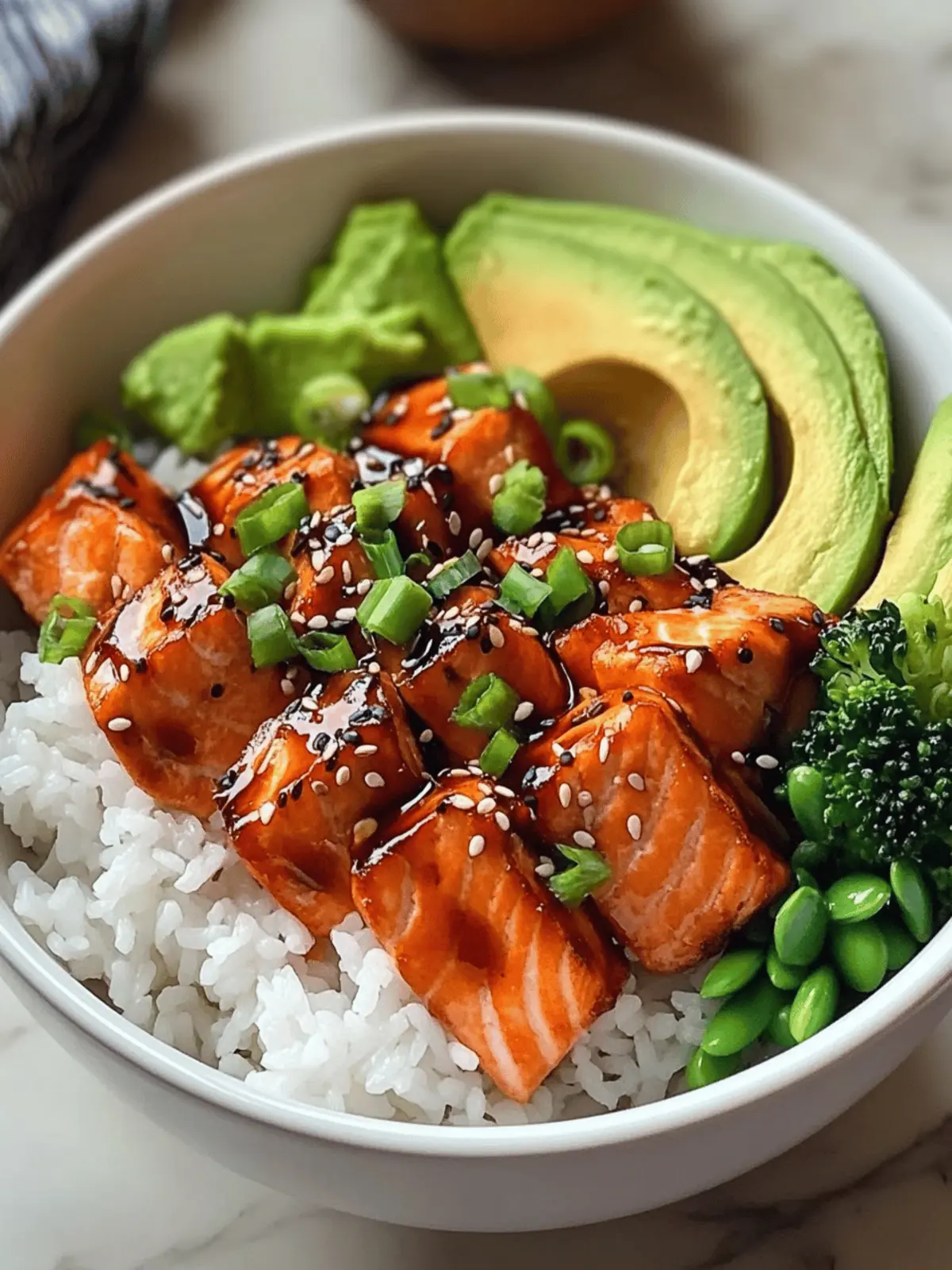 Teriyaki Salmon Bowls
