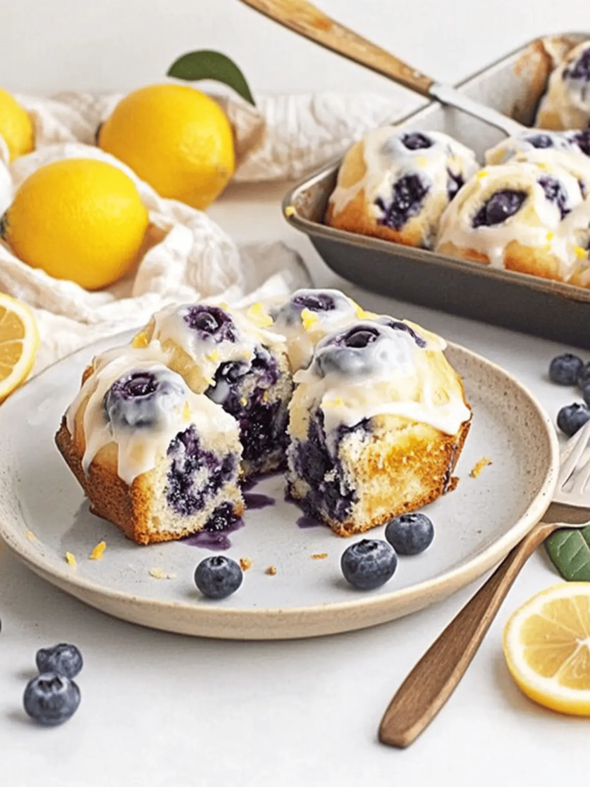 Lemon Blueberry Rolls