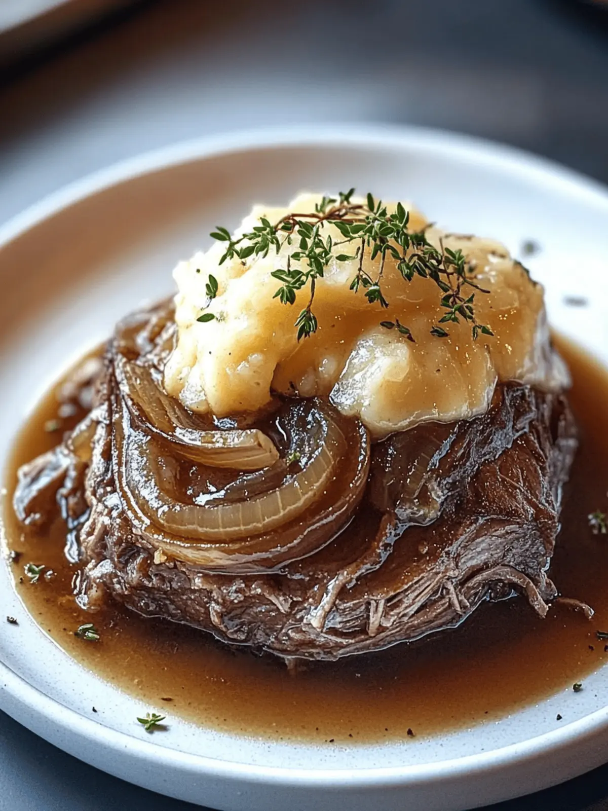 Savory French Onion Pot Roast Recipe