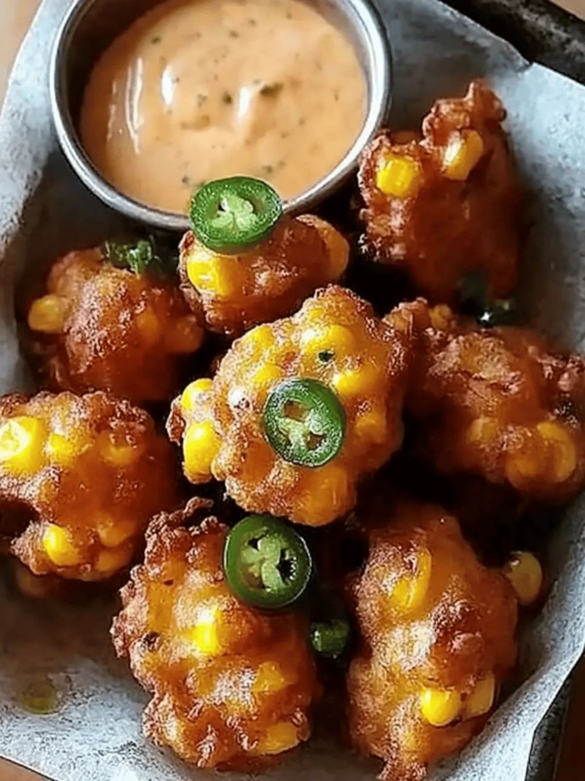 Jalapeño Corn Fritters