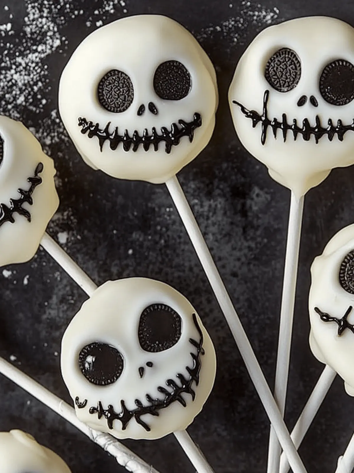 Jack Skellington Oreo Pops