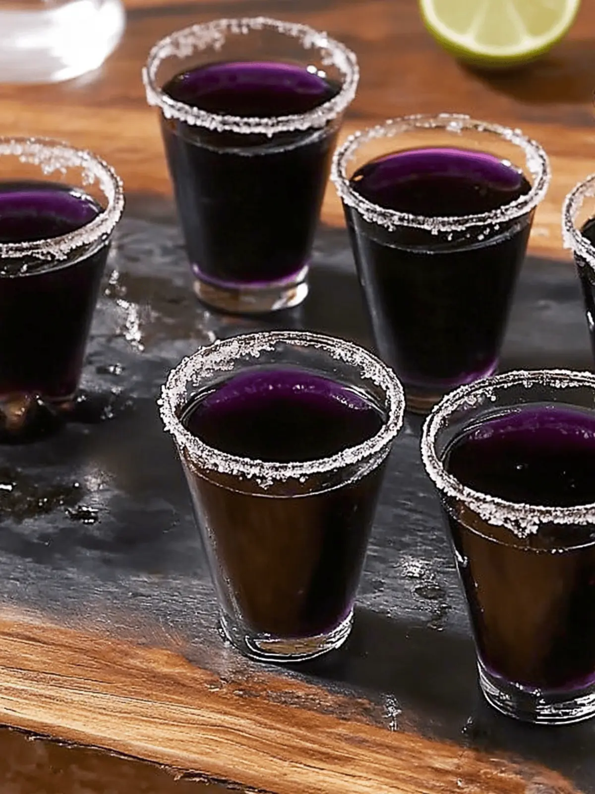 Black Magic Jell-O Shots
